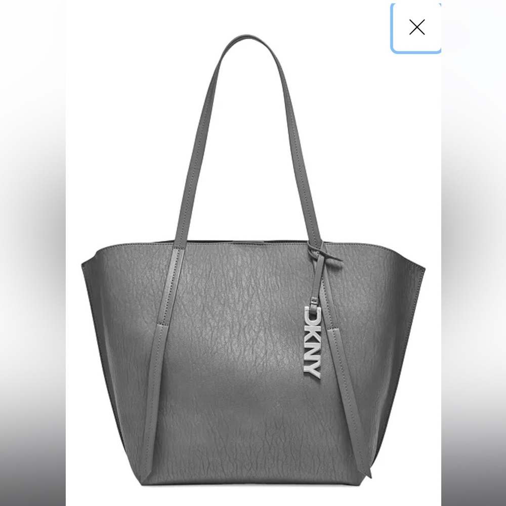 DKNY LYDA DARK GREY TOTE NWT